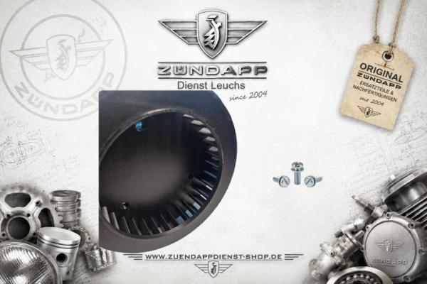 Zündapp Lüfterrad / Gebläserad Nachbau – 266-07.603 – inkl. Befestigungsmaterial
